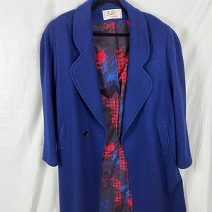 Vintage Billi Wool Trench Coat Winter Jacket